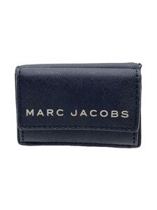 MARC JACOBS◆財布/レザー/BLK/無地/レディース