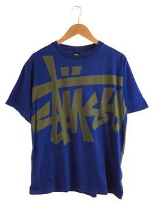 STUSSY◆Tシャツ/L/コットン/BLU