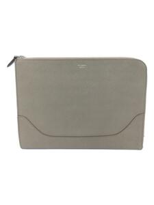 PELLE MORBIDA* clutch bag / leather / beige 