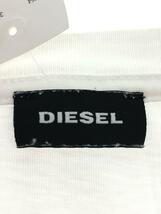 DIESEL◆Tシャツ/M/コットン/WHT/プリント_画像3