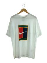 NIKE◆Tシャツ/L/コットン/WHT/無地/シミ多数有/状態考慮_画像1