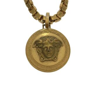 VERSACE◆メデューサ/ネックレス/-/GLD/トップ有/メンズの画像1