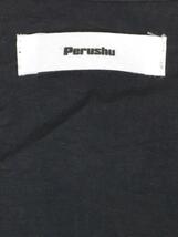 Perushu◆ナイロンベスト/フィッシングベスト/PE033015BW/M/ナイロン/ブラック_画像3