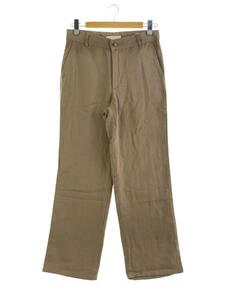 re:room◆SIDE LINE RESORT RELAX PANTS/ボトム/S/コットン/KHK/タグ付/REP104