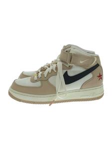 NIKE◆AIR FORCE 1 MID 07 LX_エア フォース 1 ミッド 07 LX/25.5cm/ベージュ