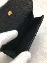 BVLGARI◆2つ折り財布/キャンバス/BLK/総柄/メンズ/使用感有り_画像5