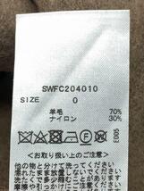 SNIDEL◆コート/0/ウール/BRW/SWFC204010_画像4