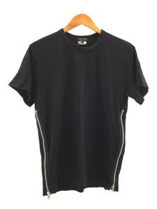 COMME des GARCONS HOMME PLUS◆Tシャツ/S/コットン/BLK/無地/PG-T019