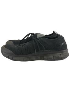 NIKE◆FREE FLYKNIT NSW/フリーフライニット/ブラック/599459-005/27.5cm/BLK