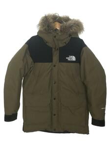 THE NORTH FACE◆マウンテンダウンコート/L/ナイロン/カーキ/ND91835