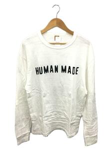 HUMAN MADE◆長袖Tシャツ/XL/コットン/WHT