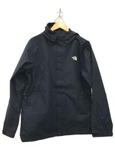 THE NORTH FACE◆SCOOP JACKET_スクープジャケット/L/ナイロン/黒/無地