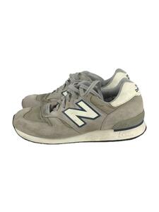 NEW BALANCE◆ローカットスニーカー/25cm/GRY/スウェード