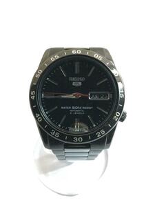 SEIKO◆自動巻腕時計/アナログ/チタン/BLK/7s26 02T0