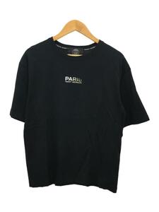 PARIS SAINT-GERMAIN◆ロゴプリント/Tシャツ/M/BLK/ブラック/22-071-340-0021-1-0/パリサンジェルマン