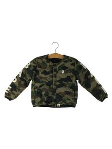 BAPE KIDS◆ダウンジャケット/110cm/ポリエステル/カモフラ/001LJG703601X