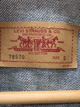 Levi’s◆Gジャン/S/デニム/NVY/無地/78570-03_画像4