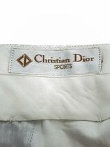 Christian Dior SPORTS◆スラックスパンツ/88/ウール/BRW/チェック/ベルトループホツレ有_画像4