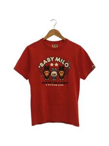 A BATHING APE◆Tシャツ/S/コットン/RED/002tej201002f