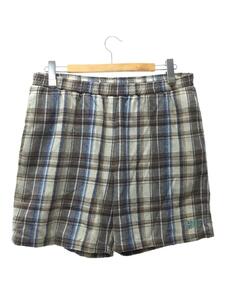 HUF◆ショートパンツ/L/コットン/チェック/PT00267/Cortland FLANNEL EASY SHORT/HUF