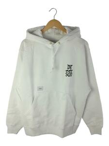 WTAPS◆DESIGN 02/HOODY/COTTON. DSQD/パーカー/1/コットン/ホワイト/231ATDT-CSM09