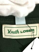 Youth Loser◆Tシャツ/L/コットン/GRN/無地/Youth Loser/グリーン_画像3