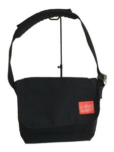 Manhattan Portage◆ショルダーバッグ/コットン/BLK/無地