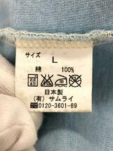 SAMURAI JEANS◆Tシャツ/L/コットン/BLU_画像4