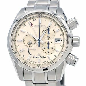  Grand Seiko men's SBGC001 9R86-0AA0 Manufacturers Complete service settled chronograph springs Drive wristwatch used free shipping 