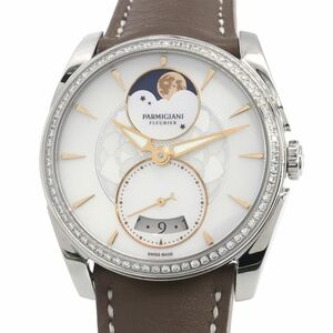 [3 year guarantee ] Pal mija-ni full lie lady's ton da metropolitan sele nPFC283-0063300-HC612 SS diamond wristwatch used free shipping 