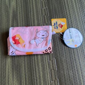 2-5新品　クレヨンしんちゃん　シロ　　トートバッグ　エコバッグ　マチ広タイプ　コンビニ弁当が水平に入る