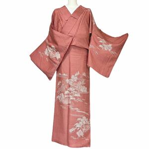 付下げ 附下 付け下げ 訪問着 袷着物 着物 きもの フォーマル着物 リサイクル着物 kimono 中古 仕立て上がり 身丈167cm 裄丈67cm
