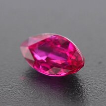 M2579【BSJD】天然 コランダム ルビー ルース 0.775ct タイ産 中央宝石研究所 宝石鑑別書 分析報告書 付き_画像2