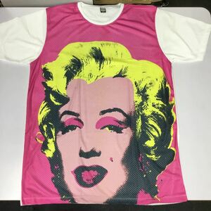 デザインメッシュ半袖Tシャツ XXLサイズ　マリリンモンロー MARILYN MONROE ⑨ ポップアート　DBR4D