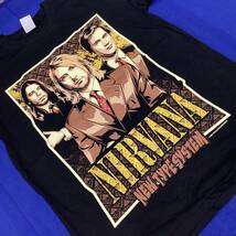 SR13B2. バンドTシャツ Lサイズ　NIRVANA ② ニルヴァーナ　ニルバーナ_画像5