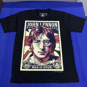 SR13B3. デザインTシャツ Lサイズ　John Lennon ① ジョンレノン　THE BEATLES ビートルズ　プリントTシャツ