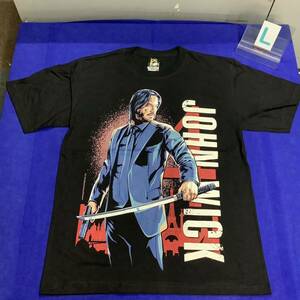 SR13B4. デザインTシャツ Lサイズ　John Wick ② ジョンウィック