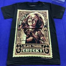 SR13S2. デザインTシャツ Sサイズ　Child’s Play Chucky ① チャイルドプレイ　チャッキー_画像2