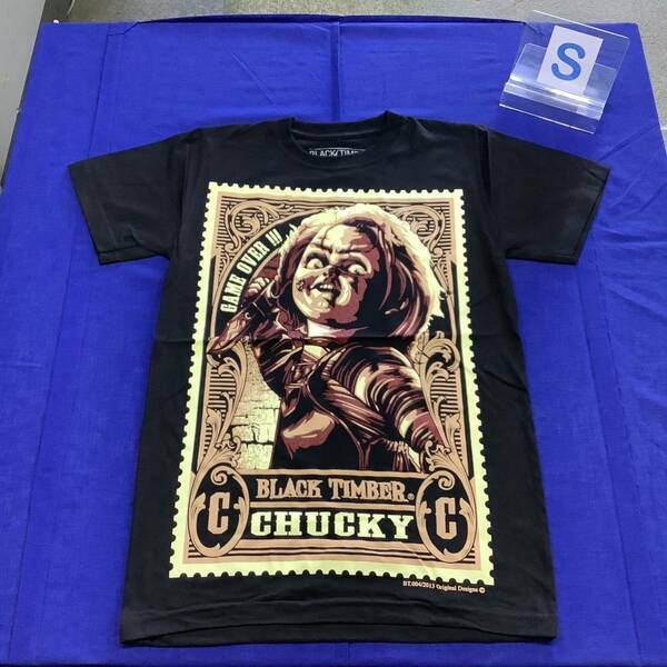 SR13S2. デザインTシャツ Sサイズ　Child’s Play Chucky ① チャイルドプレイ　チャッキー