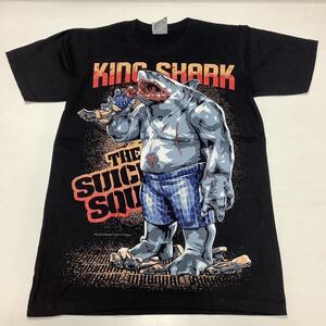 SR13S2. デザインTシャツ　Sサイズ　KING SHARK キングシャーク　THE SUICIDE SQUAD スーサイドスクワッド　プリントTシャツ