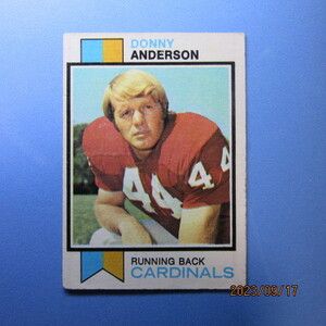 1973 Topps Football #485 Donny Anderson