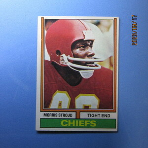 1974 Topps Football #323 Morris Stroud (ROOKIE)