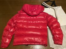 程度極上です！希少カラー Moncler MAYA TG0 シャイニーレッド モンクレール マヤ サイズ0 エベレスト ヒマラヤ ROD_画像3