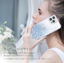 y092810m SwitchEasy iPhone 13 pro max ケース カバー クリア 大人女子 キラキラ グリッター ラメ 星 大人可愛い キラキラケース _画像2