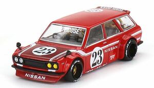 ★新品・未開封★MINI GT 1/64 ダットサン KAIDO 510 ワゴン カーボンファイバー V2 右ハンドル