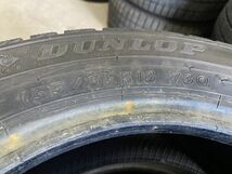 ★送料無料★ 155/65R13 2018年製 9～9.5分山 ダンロップ WINTERMAXX WM02 4本/中古スタッドレスタイヤ(冬タイヤ) アルトラパン N6089_TU_画像4