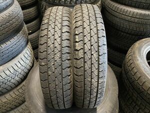 ★送料無料★ 155/80R14 88/86N LT 2023年製 9分山 グッドイヤー CARGO PRO 2本/中古オンロードタイヤ(夏タイヤ) サクシード N6305_F