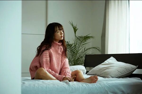 H&M★希少 ピンク チャンキーニット ハイネック セーター ニット M