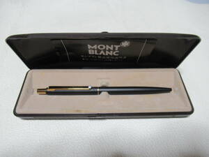 ■未使用 1980年代 共箱付！モンブラン（MONTBLANC） Sライン No.2918 エボキシ仕上げ 黒(ブラック) ボールペン 全長138ｍｍ