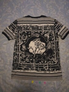 2345 Dolce & Gabbana лошадь ружье hyu- man общий рисунок принт оборудование орнамент вырез лодочкой короткий рукав футболка milano Japan север Aoyama ..
